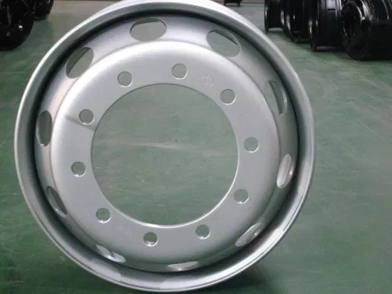 헤비 듀티 마이닝 트럭 건설 장비 범용 튜브 또는 튜브리스 타이어 휠 타이어 림 스틸 휠