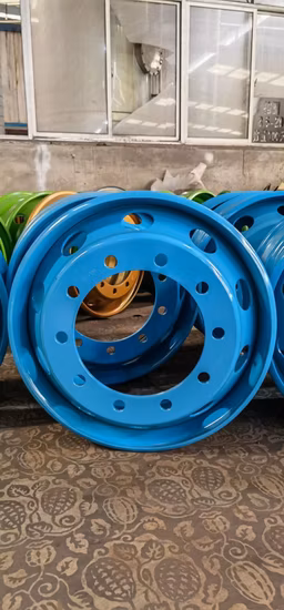 헤비 듀티 마이닝 트럭 건설 장비 범용 튜브 또는 튜브리스 타이어 휠 타이어 림 스틸 휠